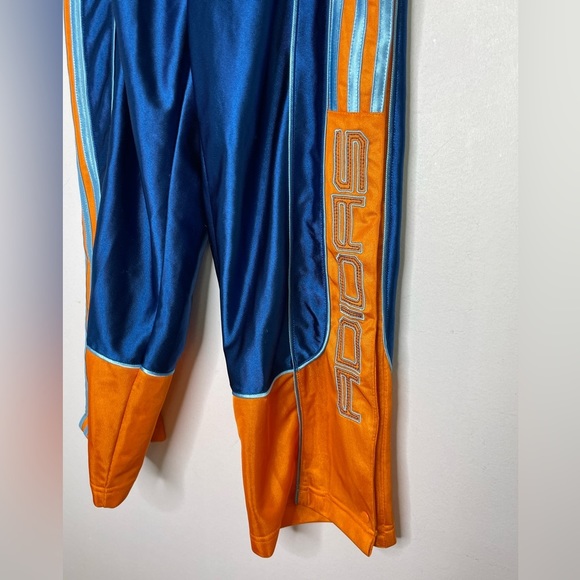 VINTAGE Y2K Adidas sheen snaps side athletic pants - Picture 3 of 9